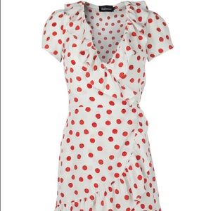 Realisation Par Valentina Polka Dot Wrap Dress L